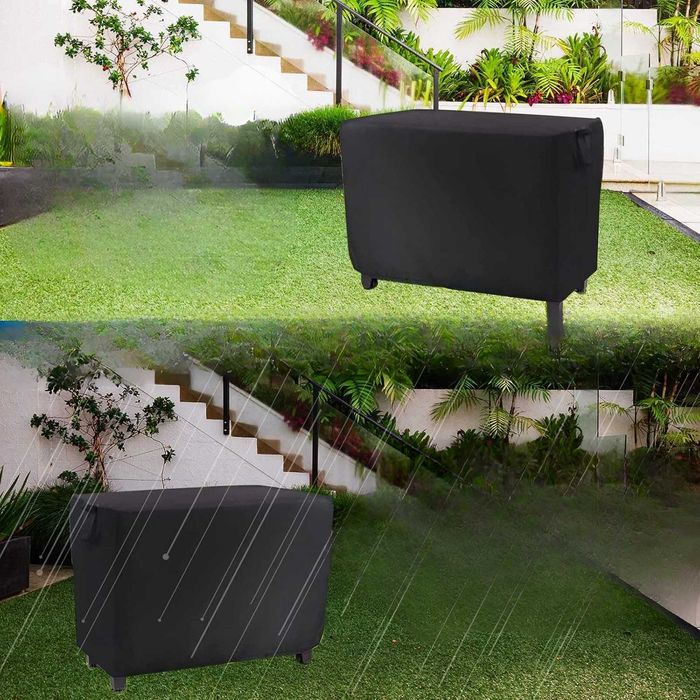 Pokrowiec na Grill 124x54x90 Oxford 420D Wodoodporny Osłona na Grill