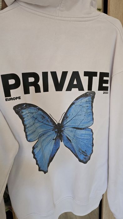 Bluza Private hoodie z motylem