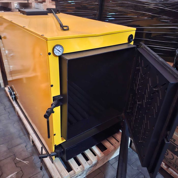 Piec na drewno i słomę TERMOMONT BTK 40KW Rolniczo-Przemysłowy