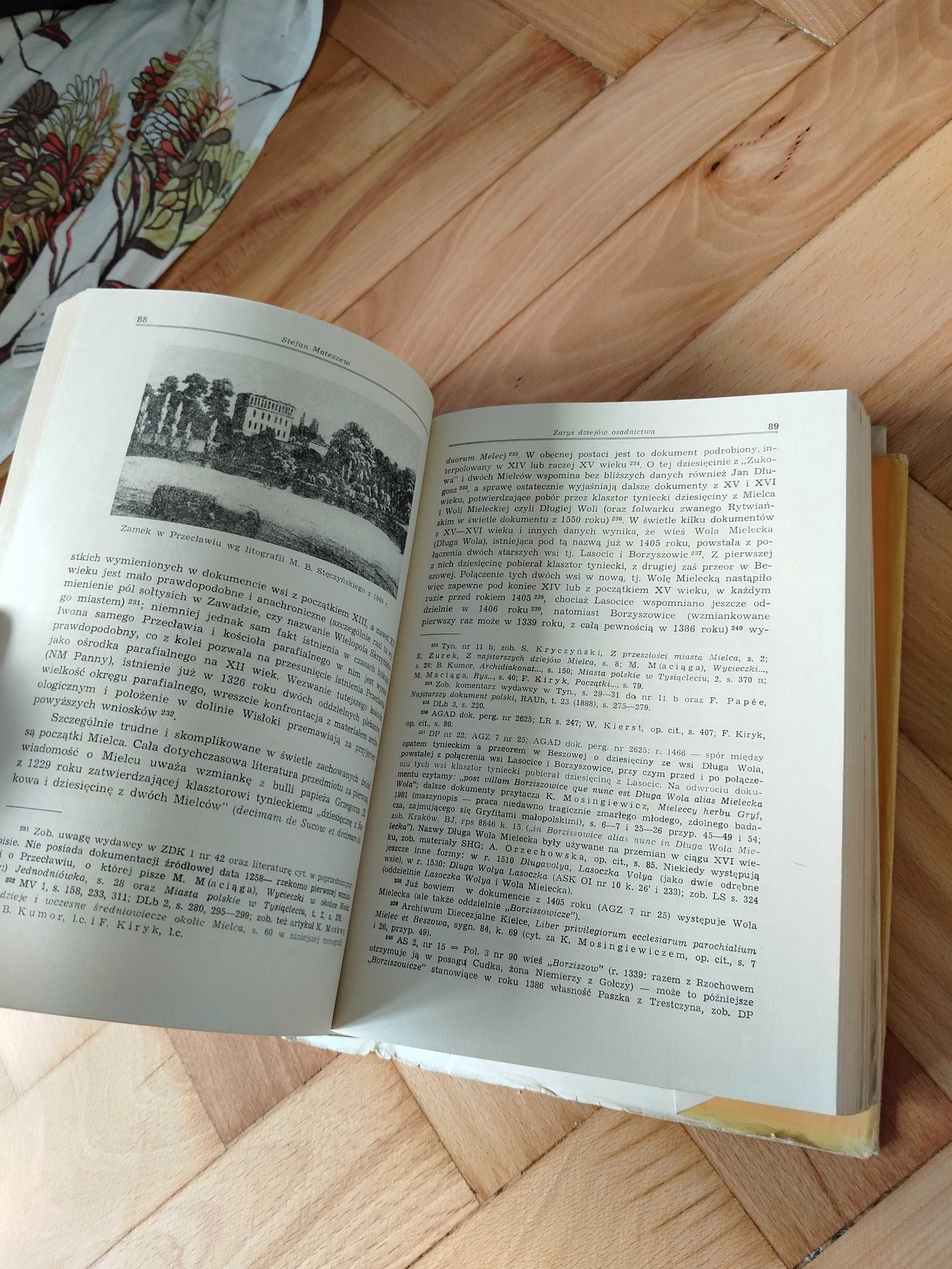Książka: Mielec – Dzieje miasta i regionu T.1 (1984)
