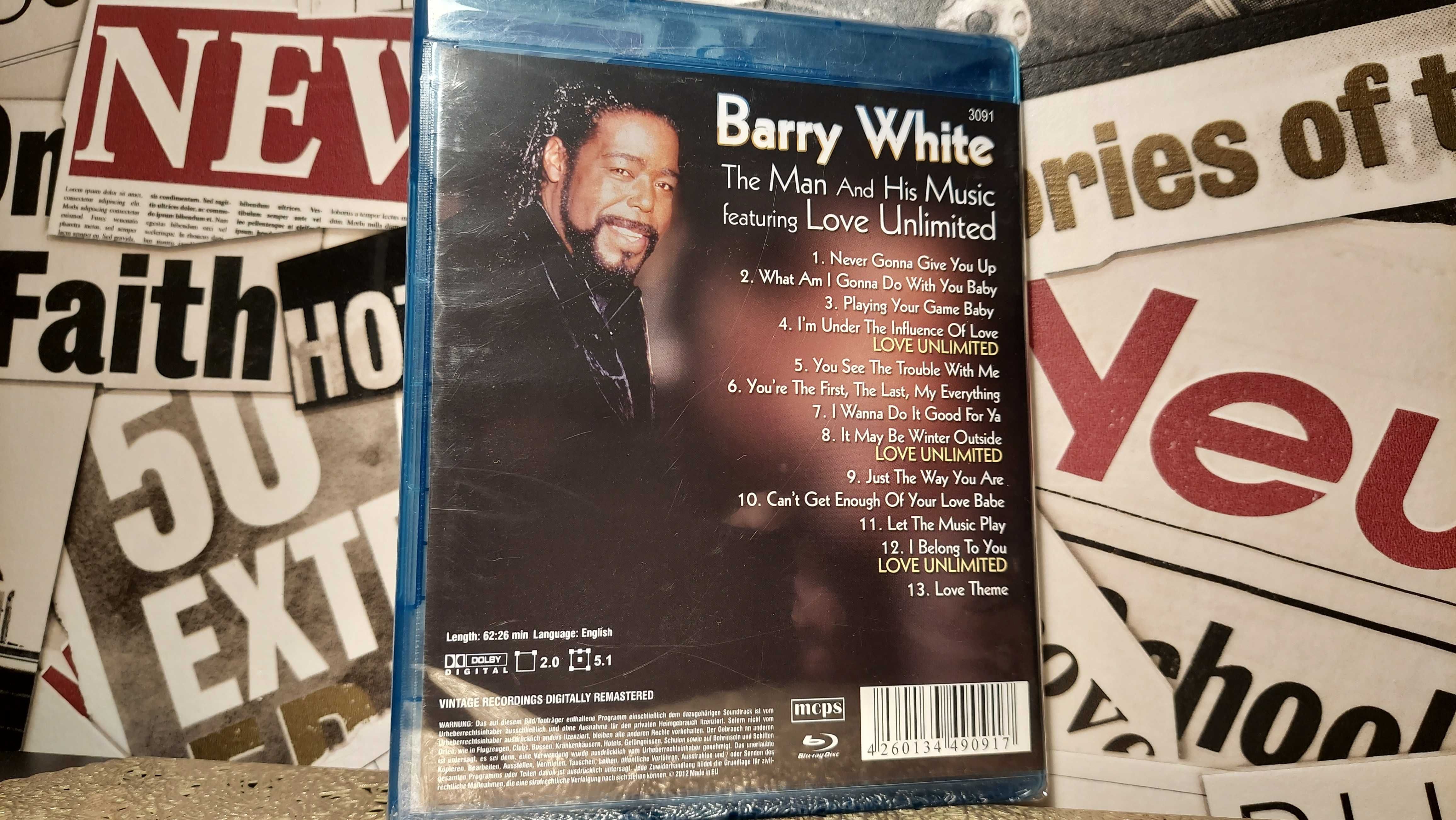 Barry White - The Man And His Music Live Koncert na Blu-ray