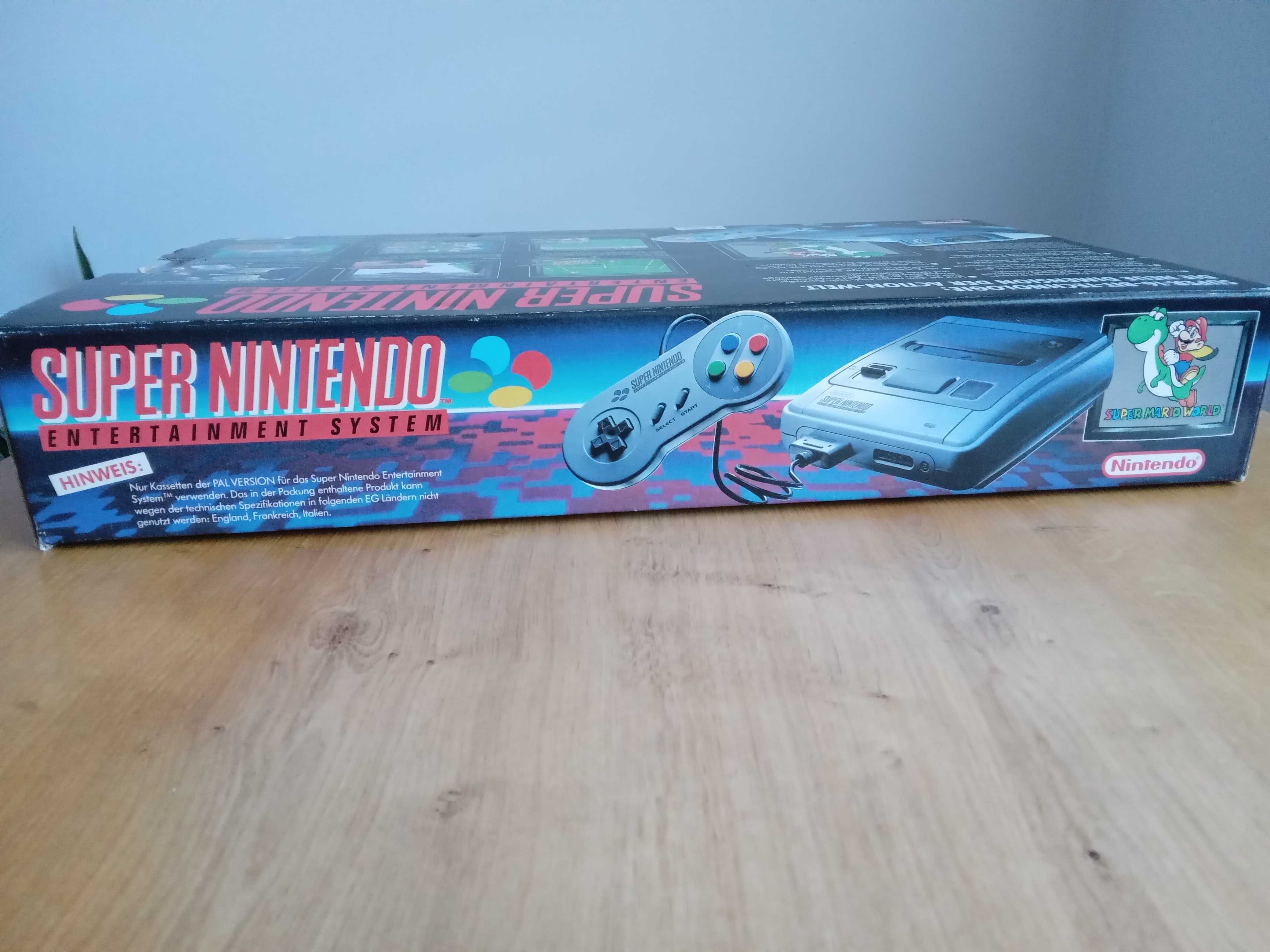 Oryginalne Pudełko do konsoli Super Nintendo SNES