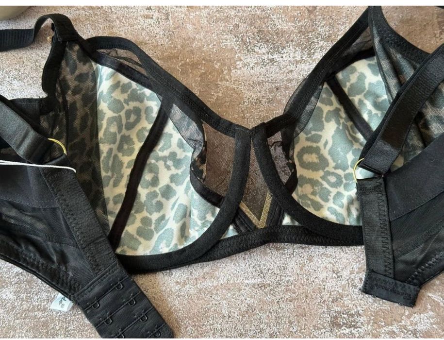 Бюстгальтер без поролону  Lanny Mode леопардовий 90 Е