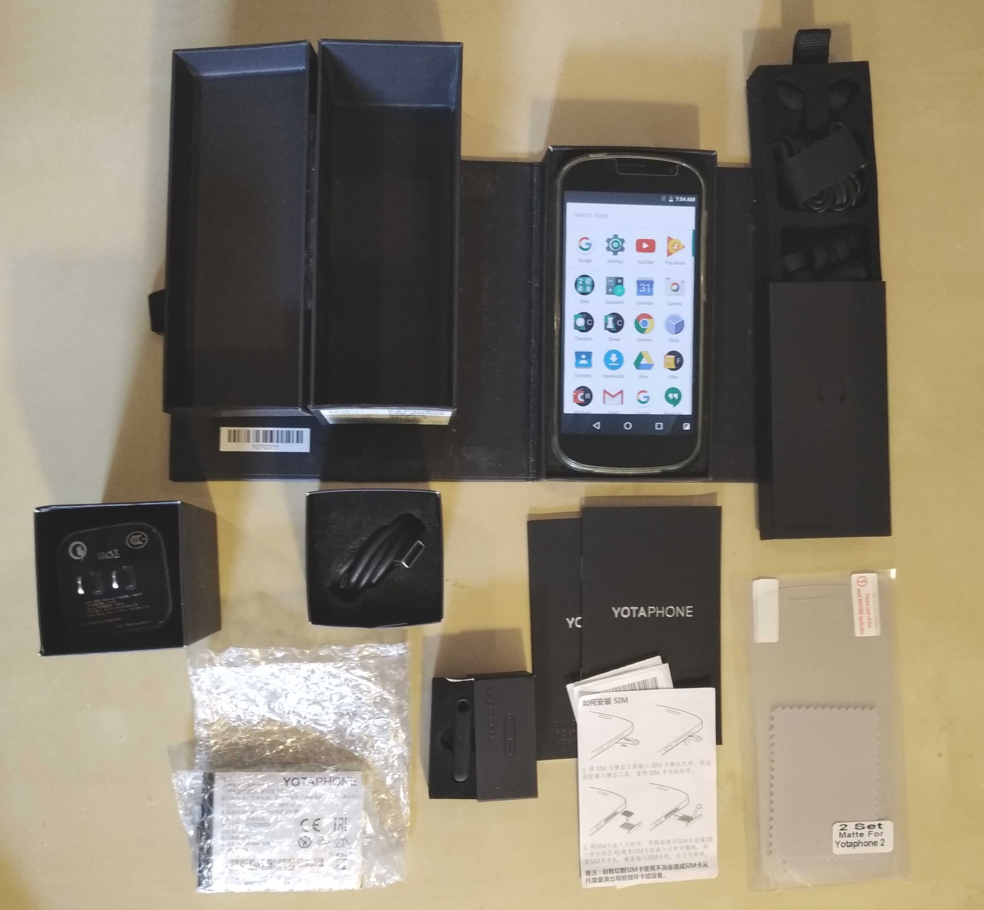 YotaPhone 2 YD201 2GB/32GB dwa ekrany z obu stron E-Ink + LCD, nanoSim