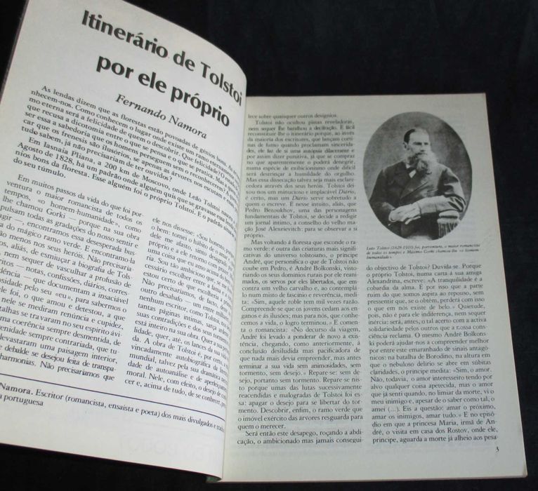 Revista História N.º 40 Fevereiro de 1982 Vida de Tolstoi