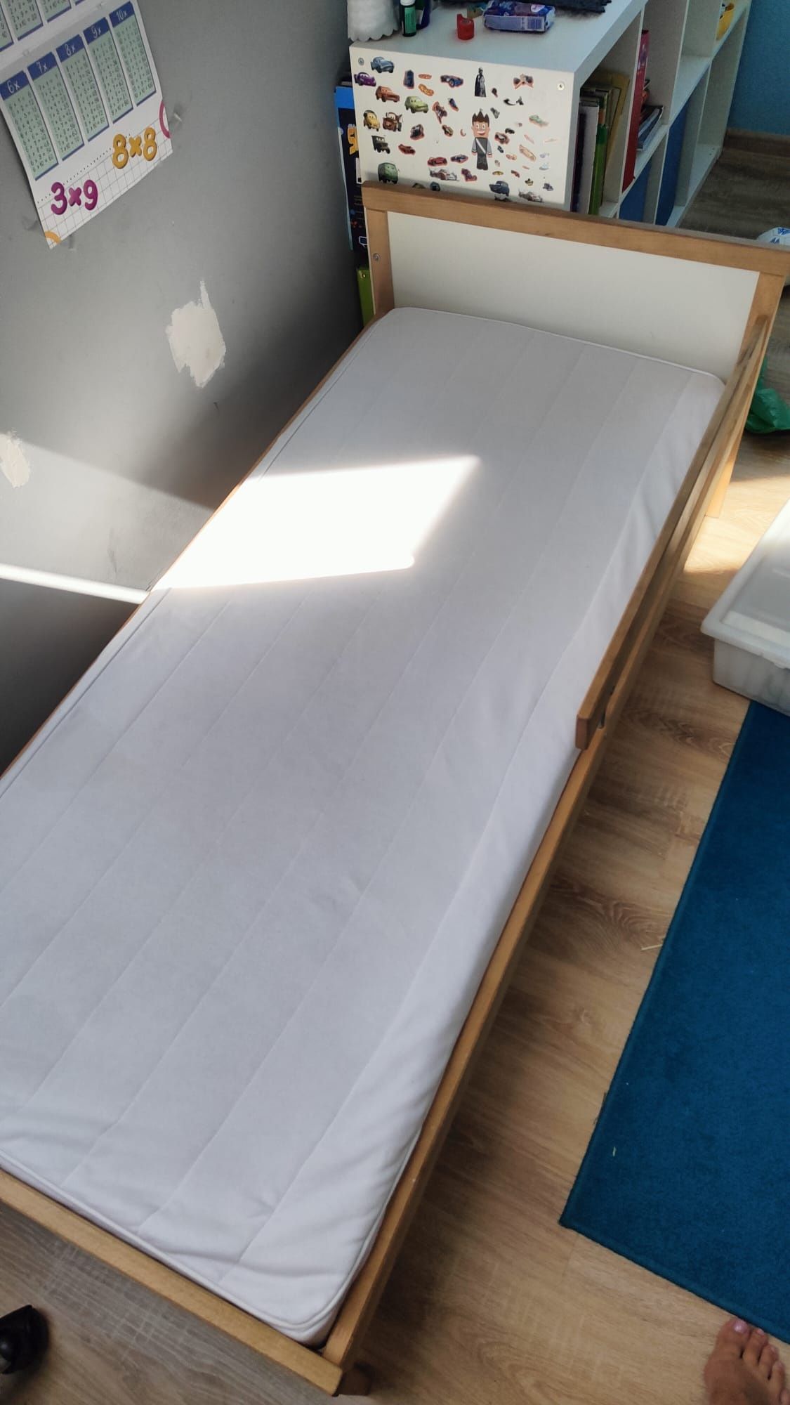 Łóżko Singlar Ikea 70x160 +dno+ materac 2szt w cenie 1szt