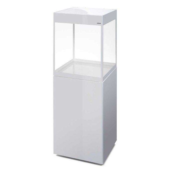 Aquael Zestaw DROP GLOSSY CUBEST 50 D&N Biały+Szafka