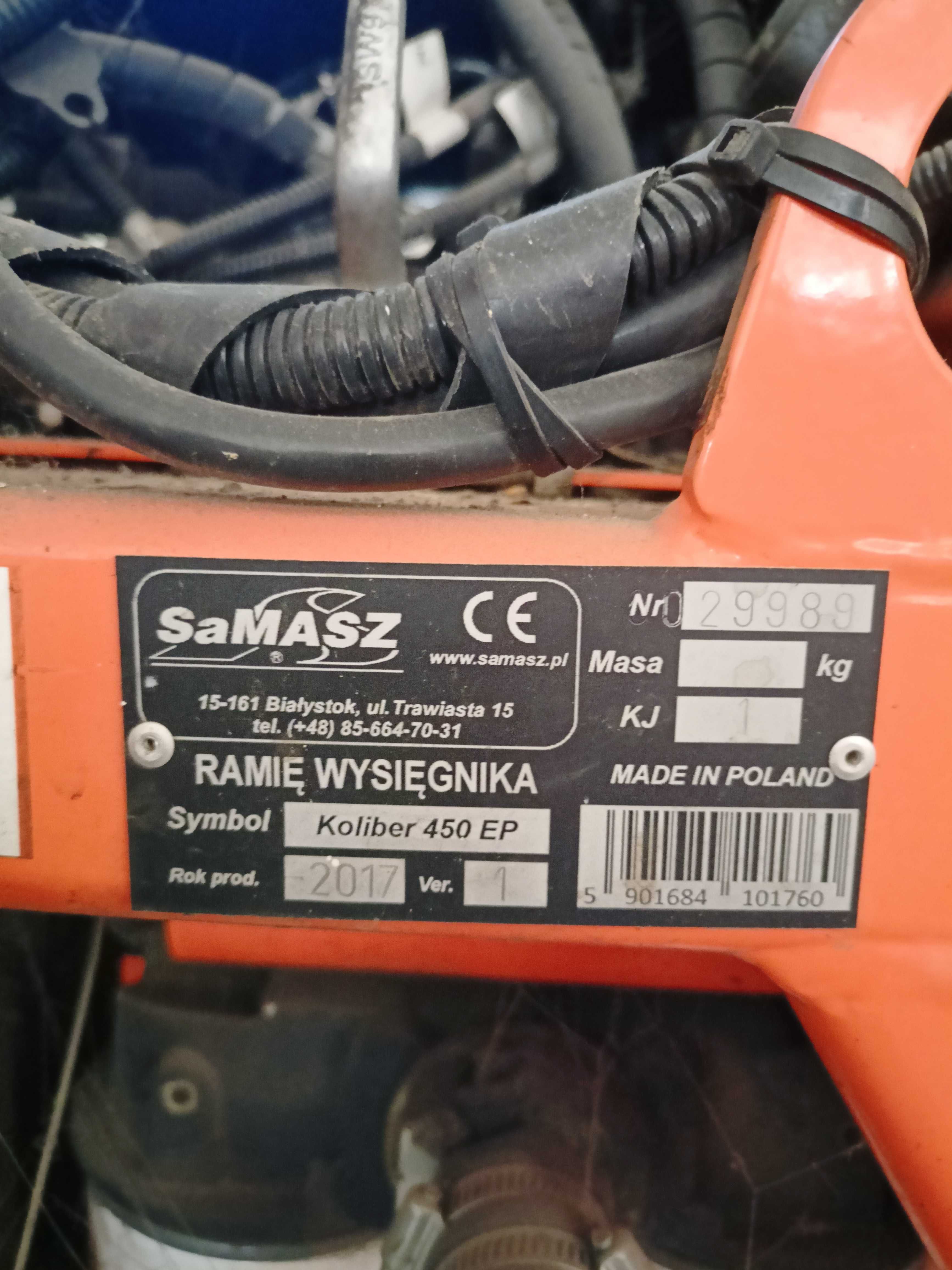 Kosiarka skarpowa bijakowa SaMASZ Koliber 450 EP