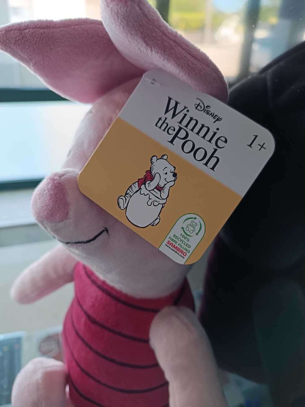Peluche Piglet Winnie the Pooh 40cm/30cm com som