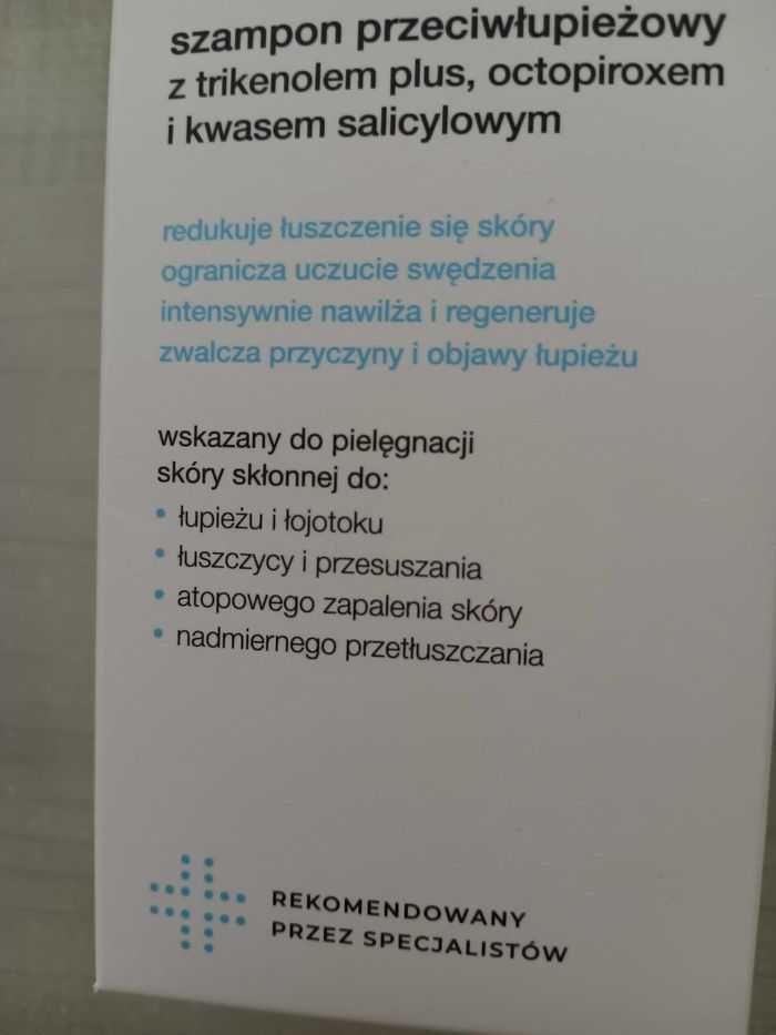Paraderm Pirox szampon łupież łojotok świąd łuszczenie się skóry