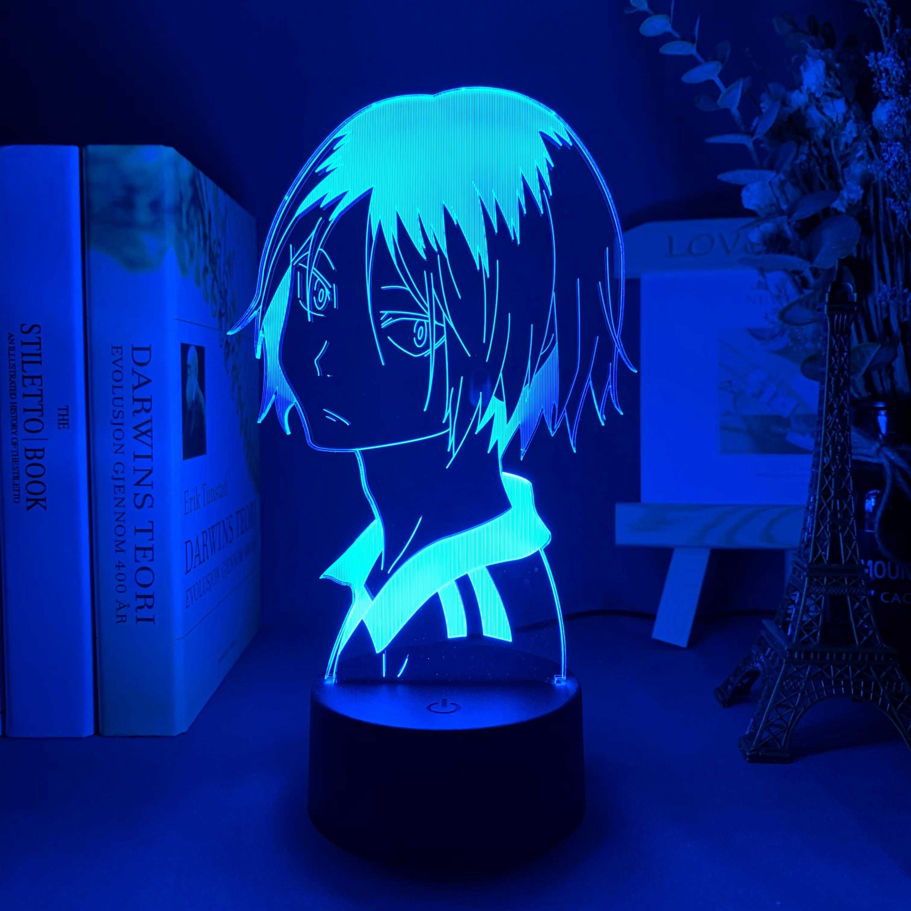 3D светильник-ночник аниме с Кэмма Кодзумэ из Волейбол!! лампа