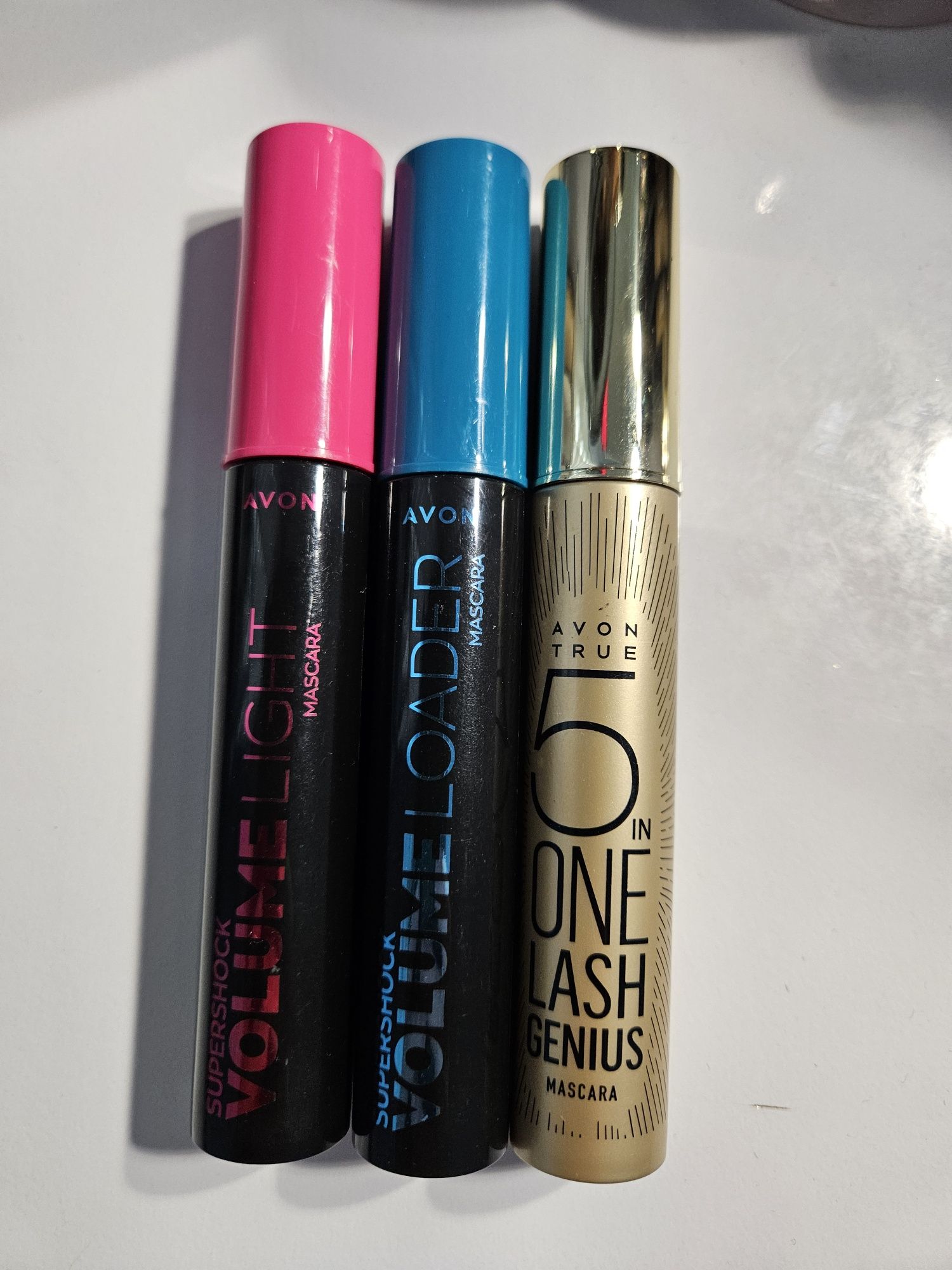AVON Genius/Super SHOCK/zestaw 3 sztuk tuszy do rzęs w kolorze czarnym