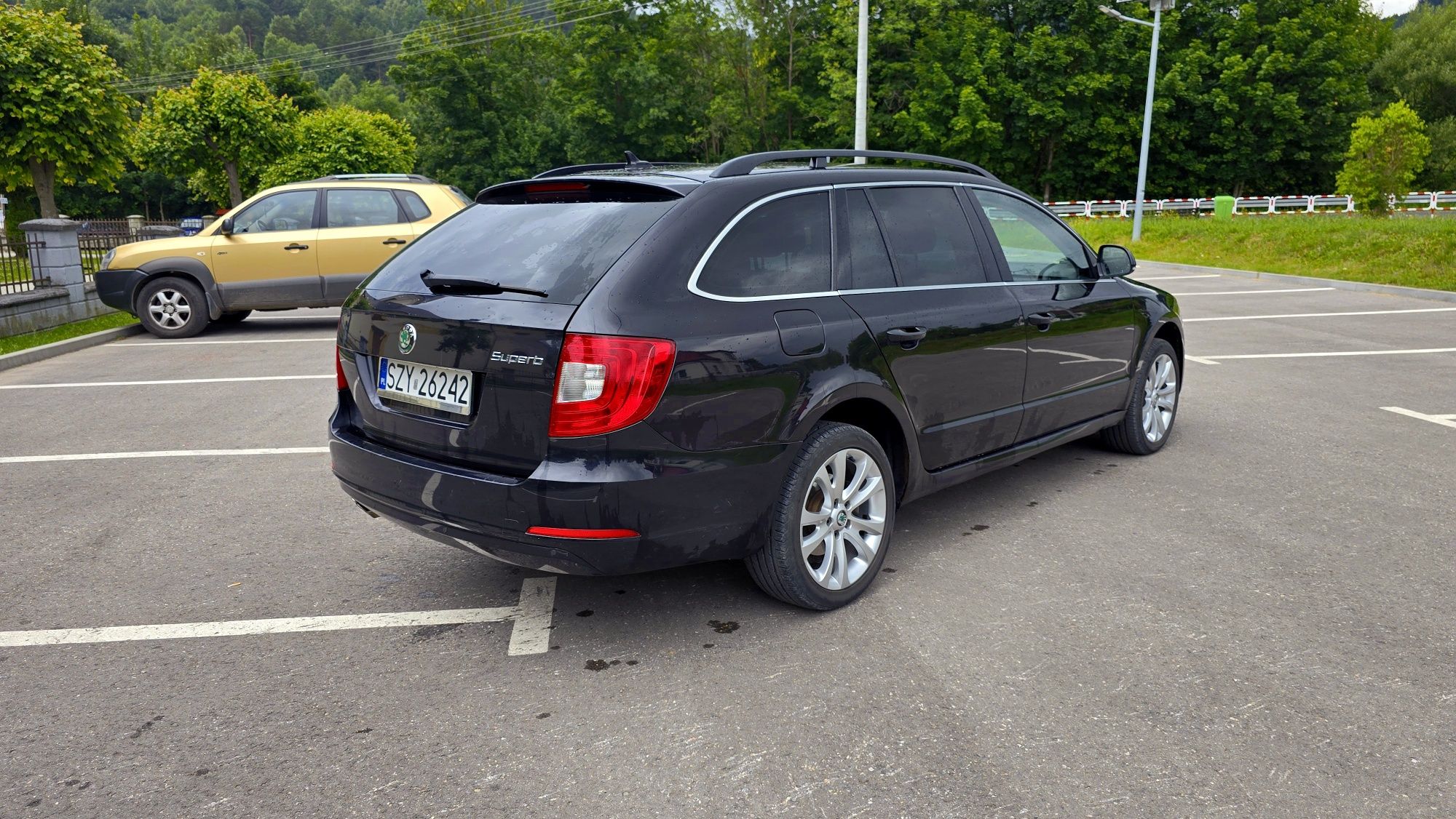 Skoda Superb  II / 2.0 TDI / DSG / Zadbana / Łopatki / Niski Przebieg