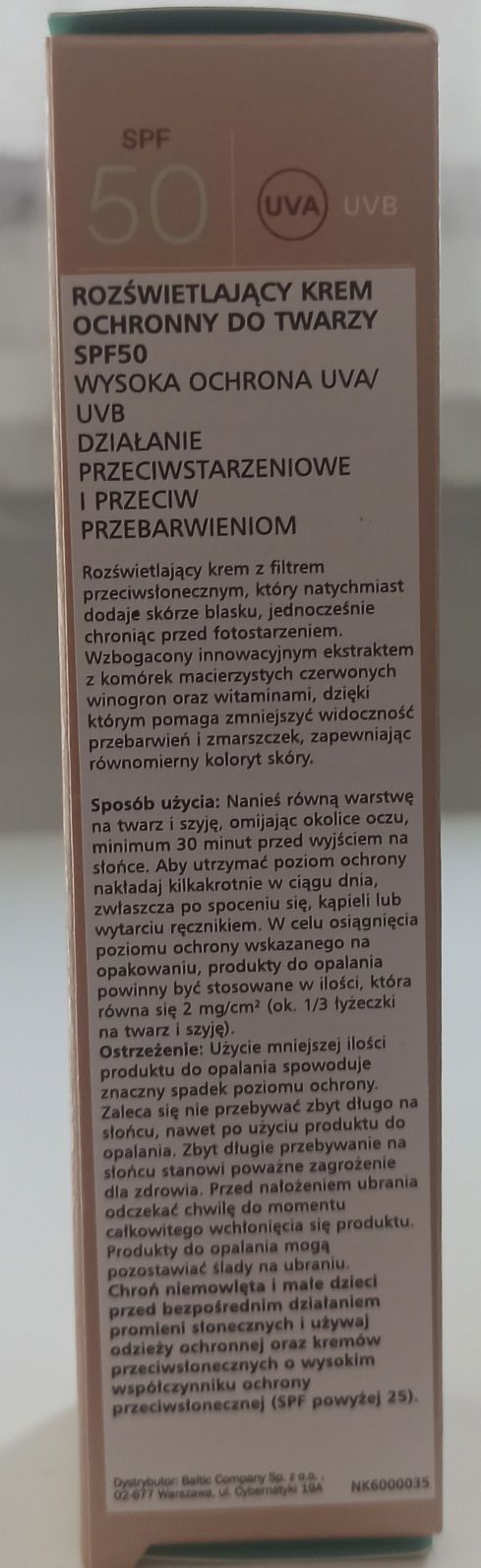 Krem do twarzy z SPF