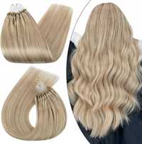 Pasma naturalne blond Ugeat clip in 35 cm E142