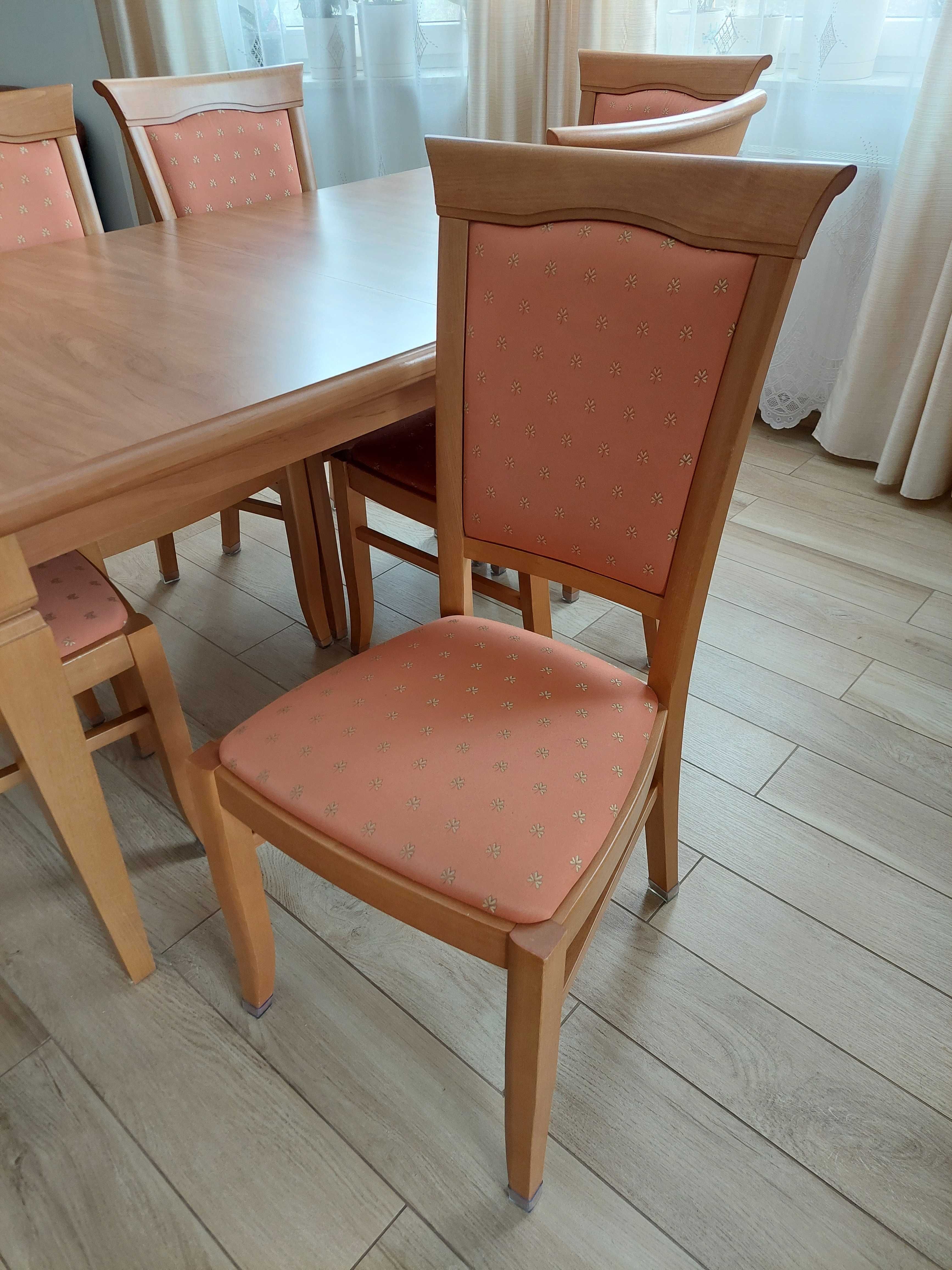 Stół + 6 krzeseł BRW KENT JABŁOŃ