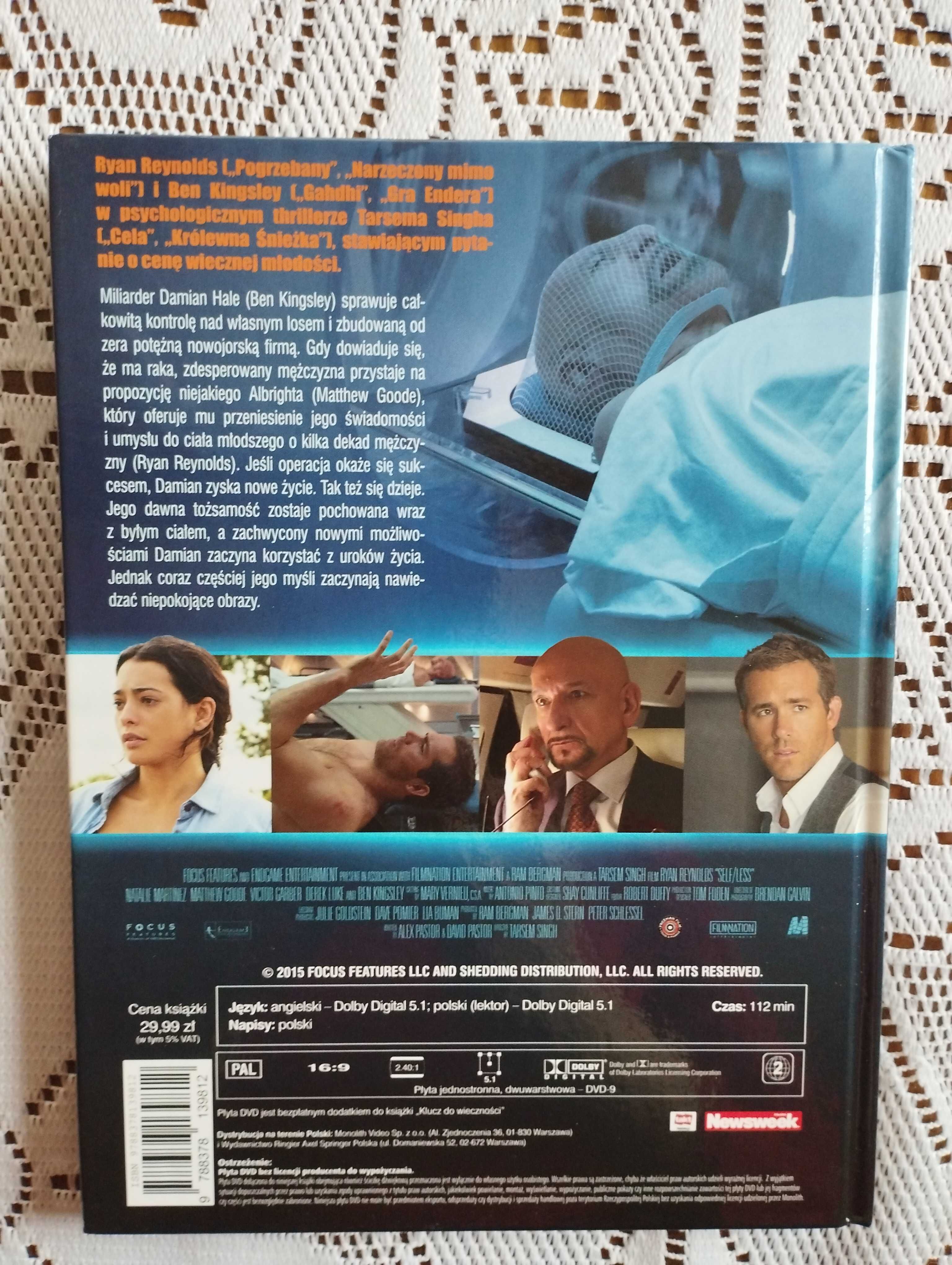 Płyta DVD film Klucz do Wieczności, Ryan Reynolds, Ben Kingsley