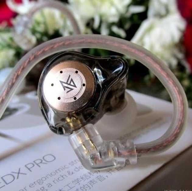 Вакуумные наушники KZ EDX Pro для Hi-Fi звука высокого разрешения