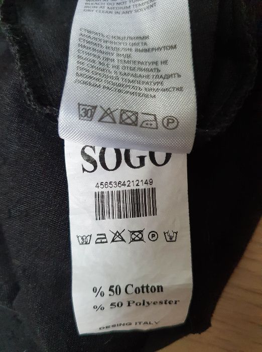 Dres Czarny r. L SOGO Italy Design !!!