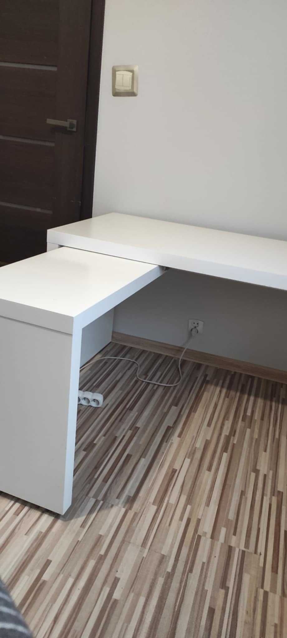 Biurko z wysuwanym panelem IKEA