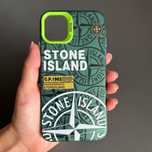 Чохол накладка Stone Island для Iphone 11/12/13/14/15/16 чохол стон