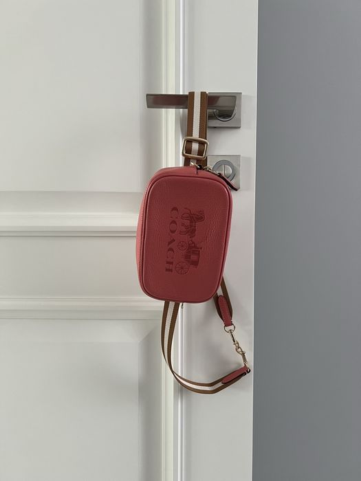 Поясна сумка трансформер Coach бананка оригінал