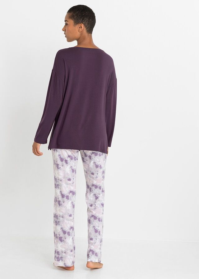 AF8370 piżama damska odcienie fioletowego r.36/38