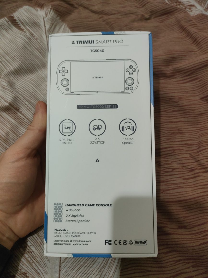 Ігрова топ ретро консоль Trimui Smart Pro. IPS,5000mah.Black/White#