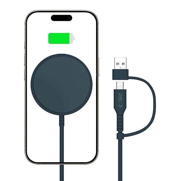 Ładowarka bezprzewodowa magnetyczna Tech-Protect QI15W-A44 z MagSafe -