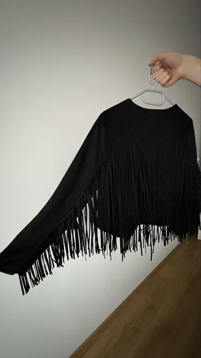 Kurtka z frędzlami Mohito