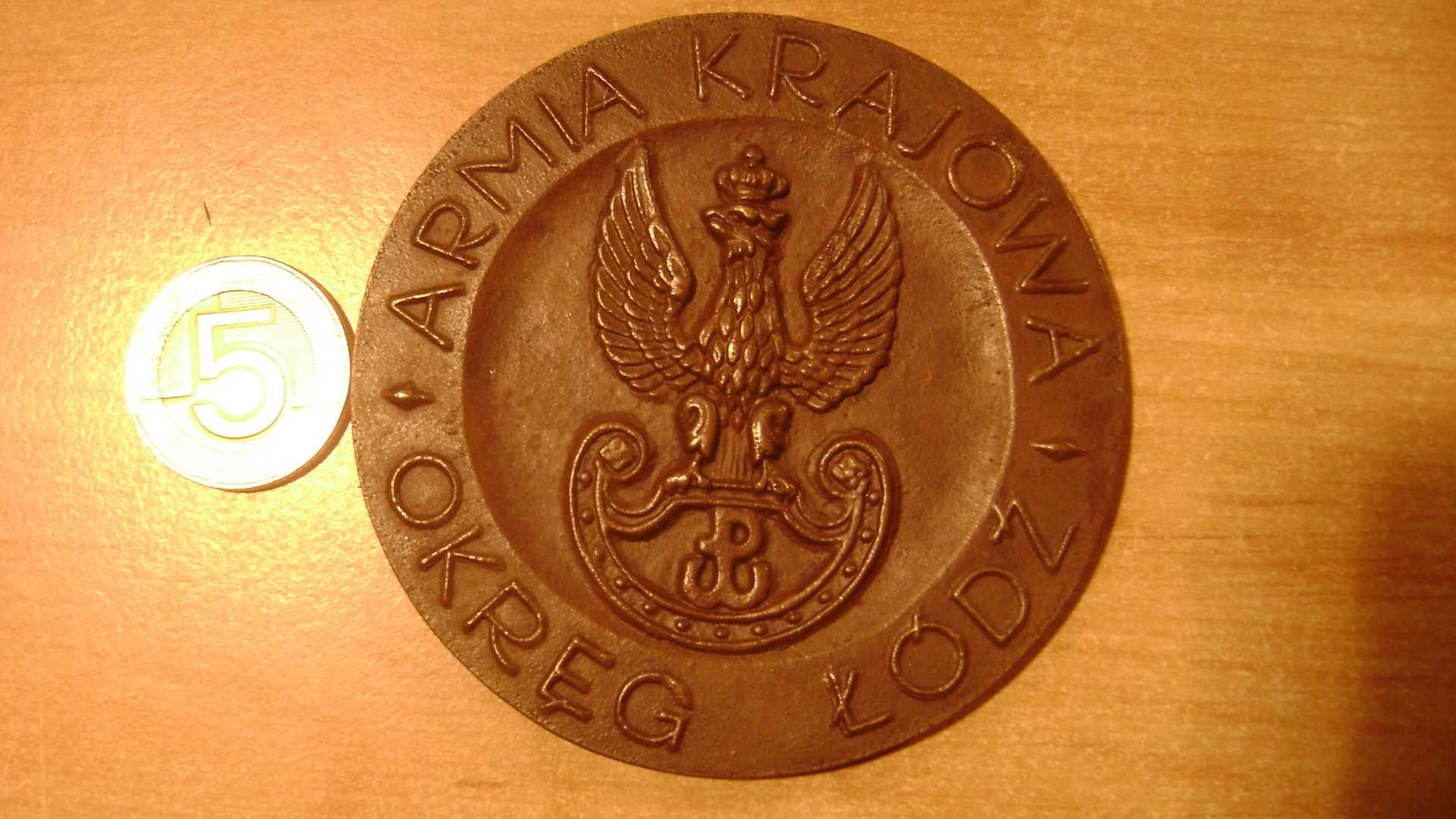 Starocie z PRL - Militaria = Medal AK Luty 1944 oryginalny UNIKAT