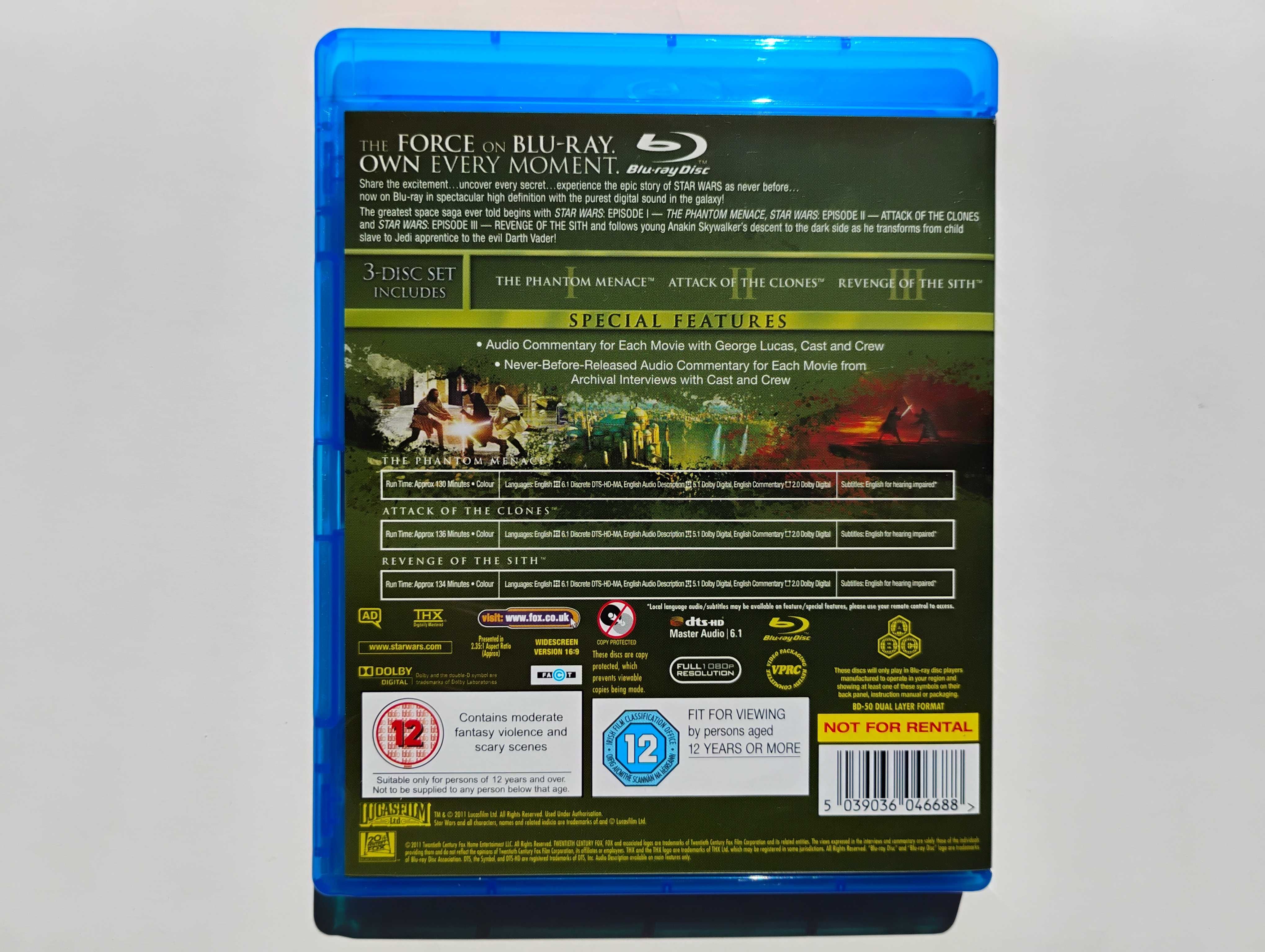 Star Wars: Trilogia Prequela Blu-ray