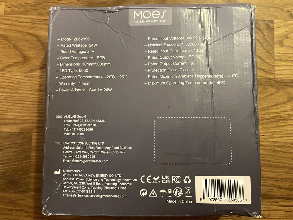 Led RGB Moes ZigBee лед стрічка кольорова