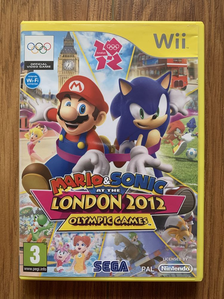 Wii - Mario & Sonic At The London 2012 Olympic - Só Caixa