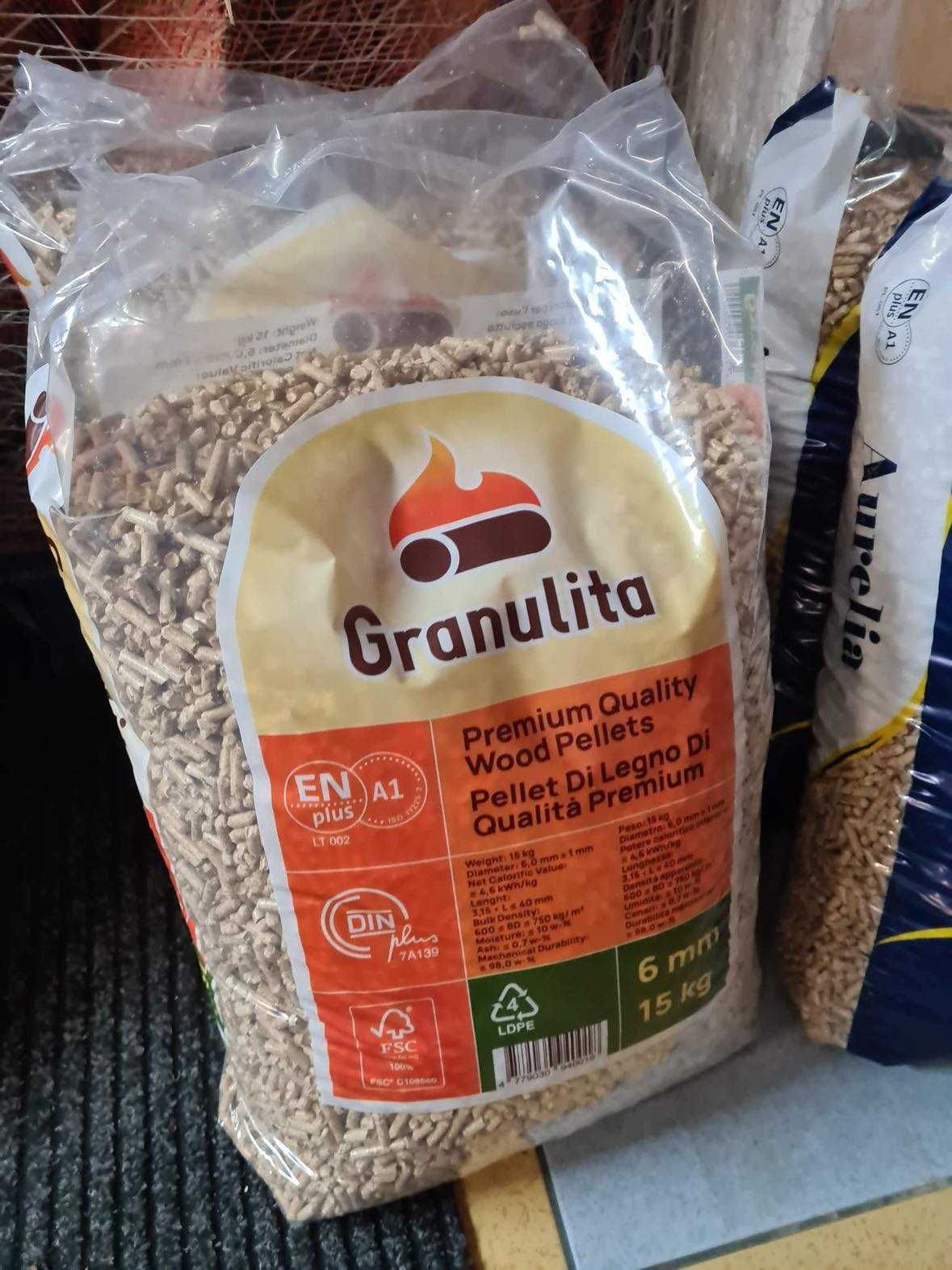 Pellet Premium A1 Granulita! TRANSPORT GRATIS! Zapraszamy Eko Park