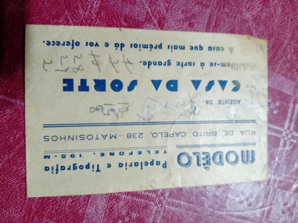 Lotaria para colocação de 1951