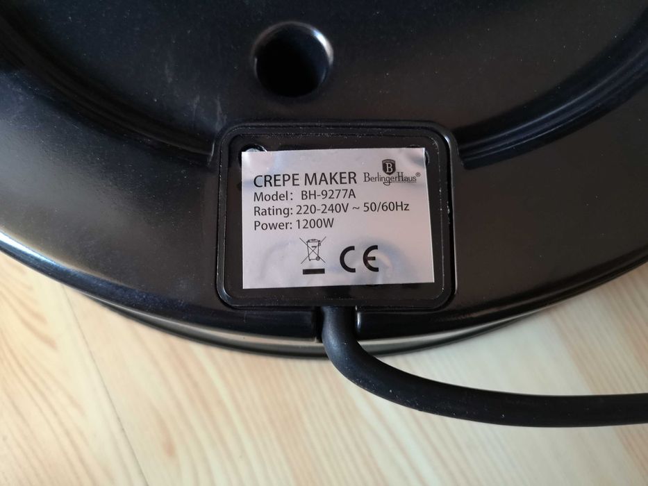 Naleśnikarka elektryczna (patelnia) BerlingerHaus BH-9277A Nowa!