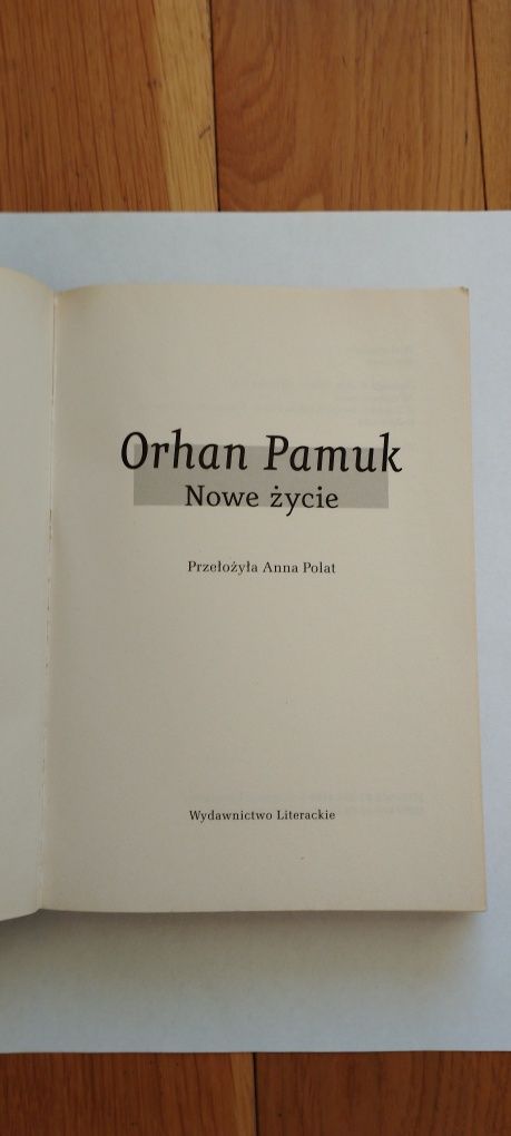 "Nowe życie" Orhan Pamuk