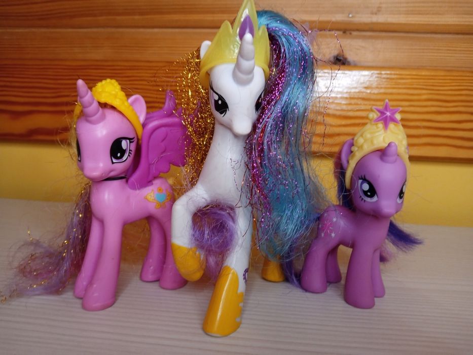 (unikaty) Figurki My little pony - Twilight Sparkle, Cadance, Celestia