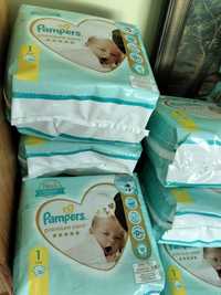 Pampers premium care 1- 6 opakowań w każdym 26 sztuk