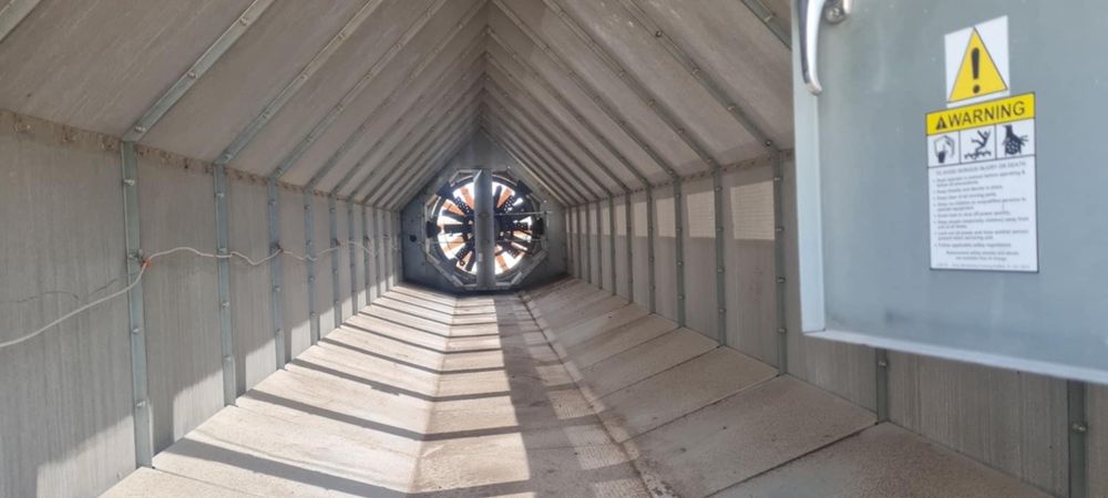 Suszarnia do zboża i kukurydzy Sukup Farm Fans GSI LPG 30m3