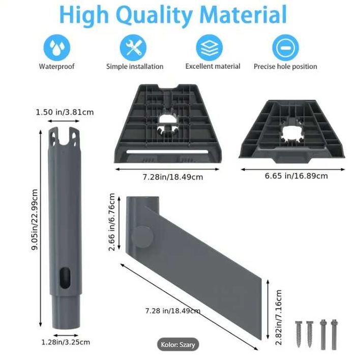 Uchwyt Montażowy Starlink Standard Gen.3 V4 Adapter Komplet Na ścianę