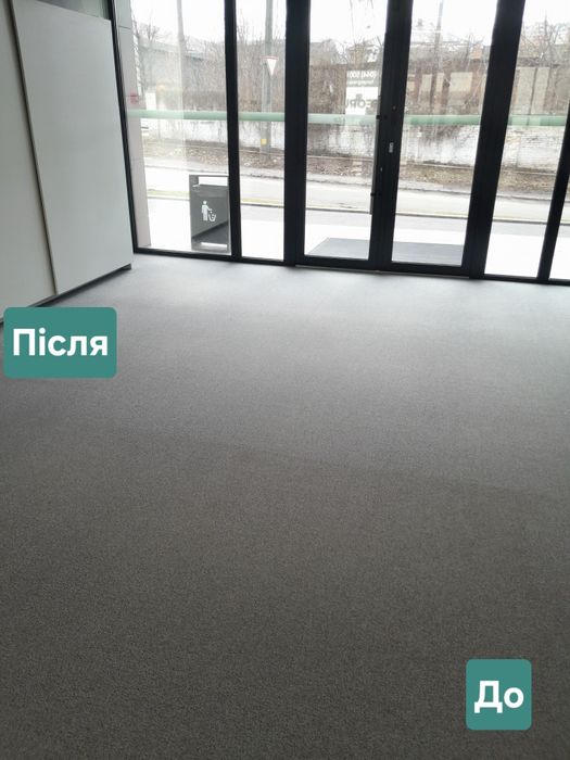 Виїзна хімчистка ковроліну та м'яких меблів