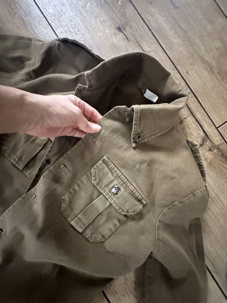 Zhr koszula 146 152 harcerska hufiec khaki