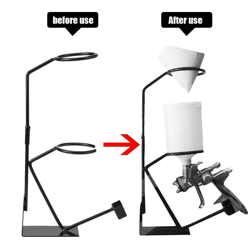 Подставка держатель для заправки пистолета распылителя краской
