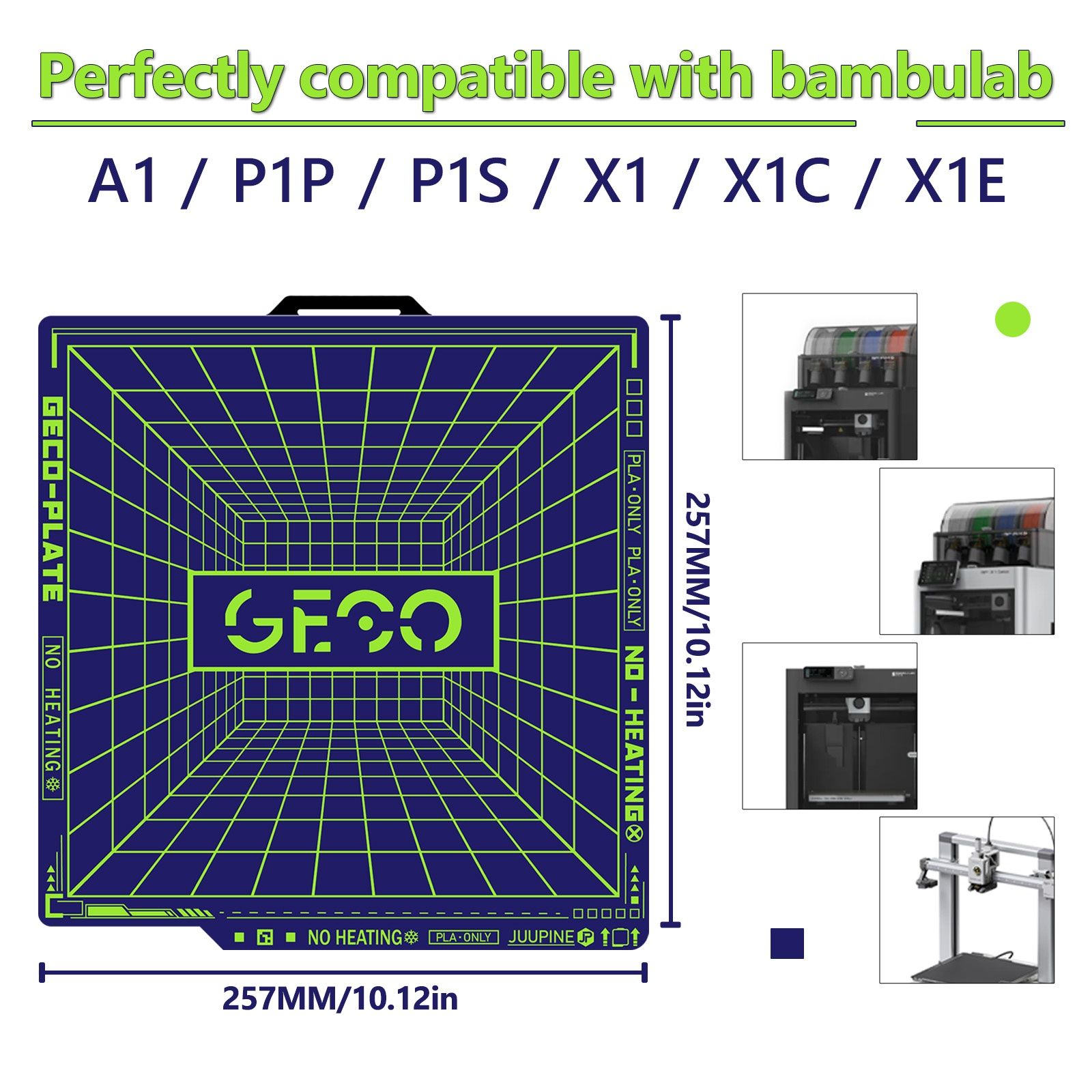 Стіл для 3d друку пластина принтера  Geco plate