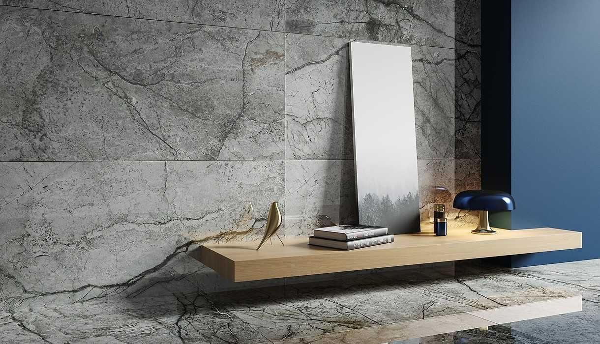 Gres szkliwiony ESSENTIAL Grey Polished 59,8 x 59,8 OPOCZNO