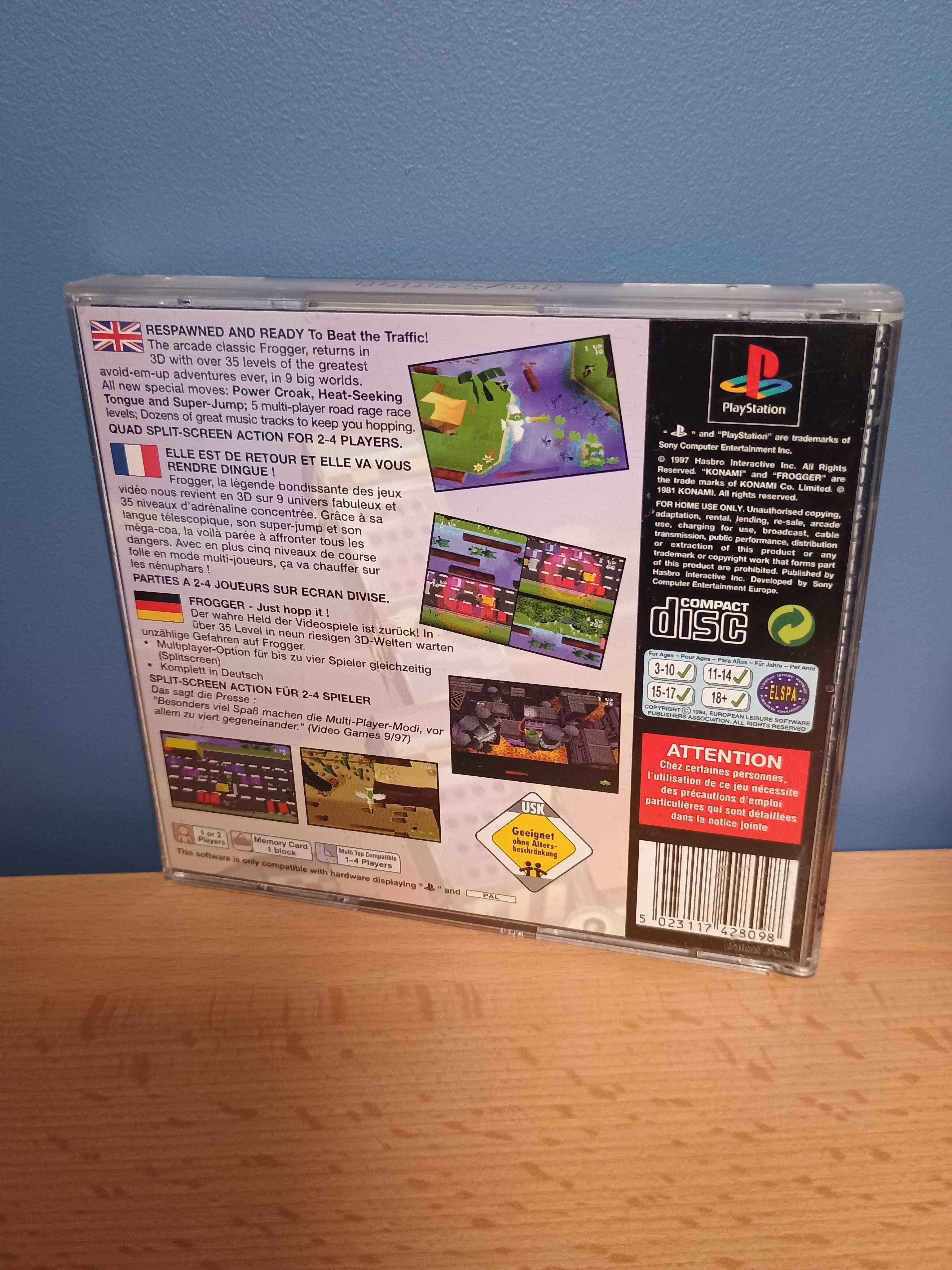 Frogger PSX PS1 3XA komplet