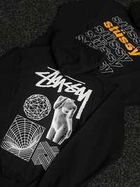 Зіп Худі Stussy, стуссі, стусі, лонгслів, кофта, зіпка Stüssy