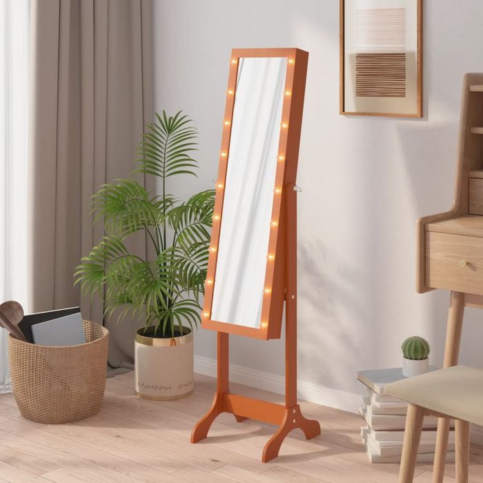 Lustro Stojące Z Led, 34X37X146 Cm